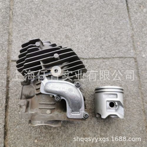热销适配富世华胡斯华纳572xp伐木锯链锯油锯汽缸总成缸套活塞环