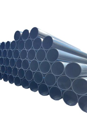 315黑色实壁管工程塑料pe排雨水实管拖拉壁