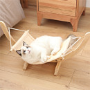 猫床猫窝网红猫咪用品夏天躺椅狗窝四季 通用猫吊床猫摇篮椅可拆洗