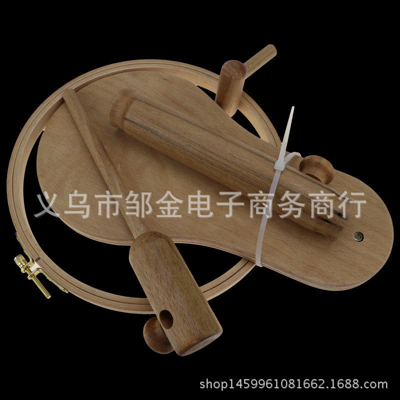 新款工具绣架刺绣十字绣榉木木质工艺品360°旋转21cm/41cm