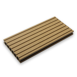 厂家供应140 25圆孔地板圆孔圆孔塑木地板花园庭院户外塑木地板