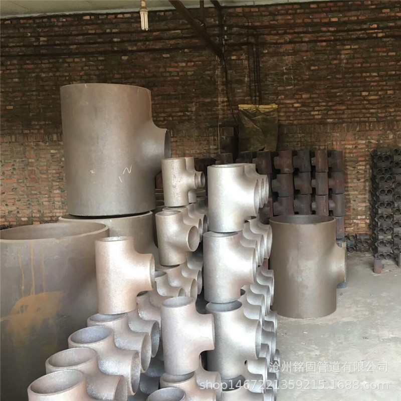 供应不锈钢304316等径三通异径管接头8寸变10寸sch80