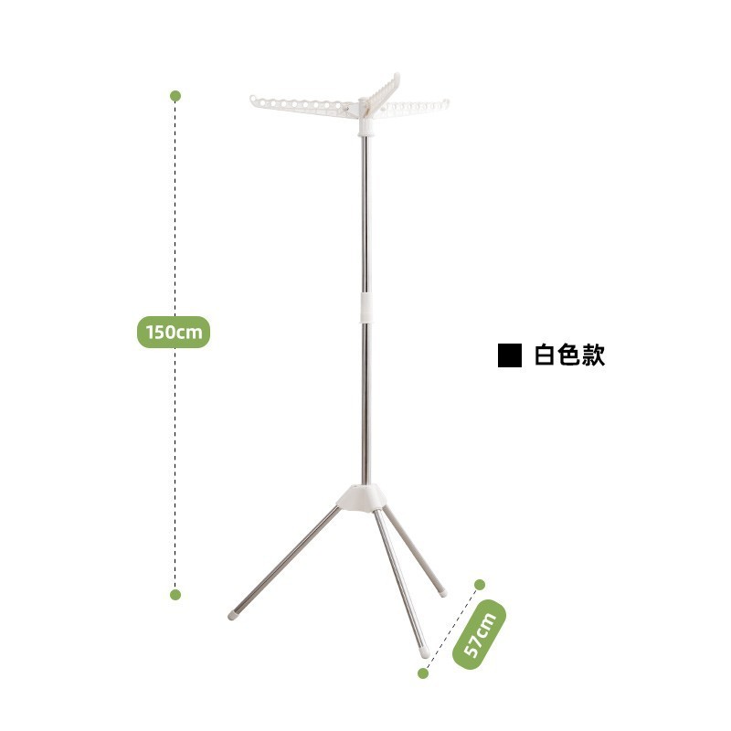 折叠晾衣架落地卧室便携凉衣服架旅行小型简易晒衣架杆室内挂新品