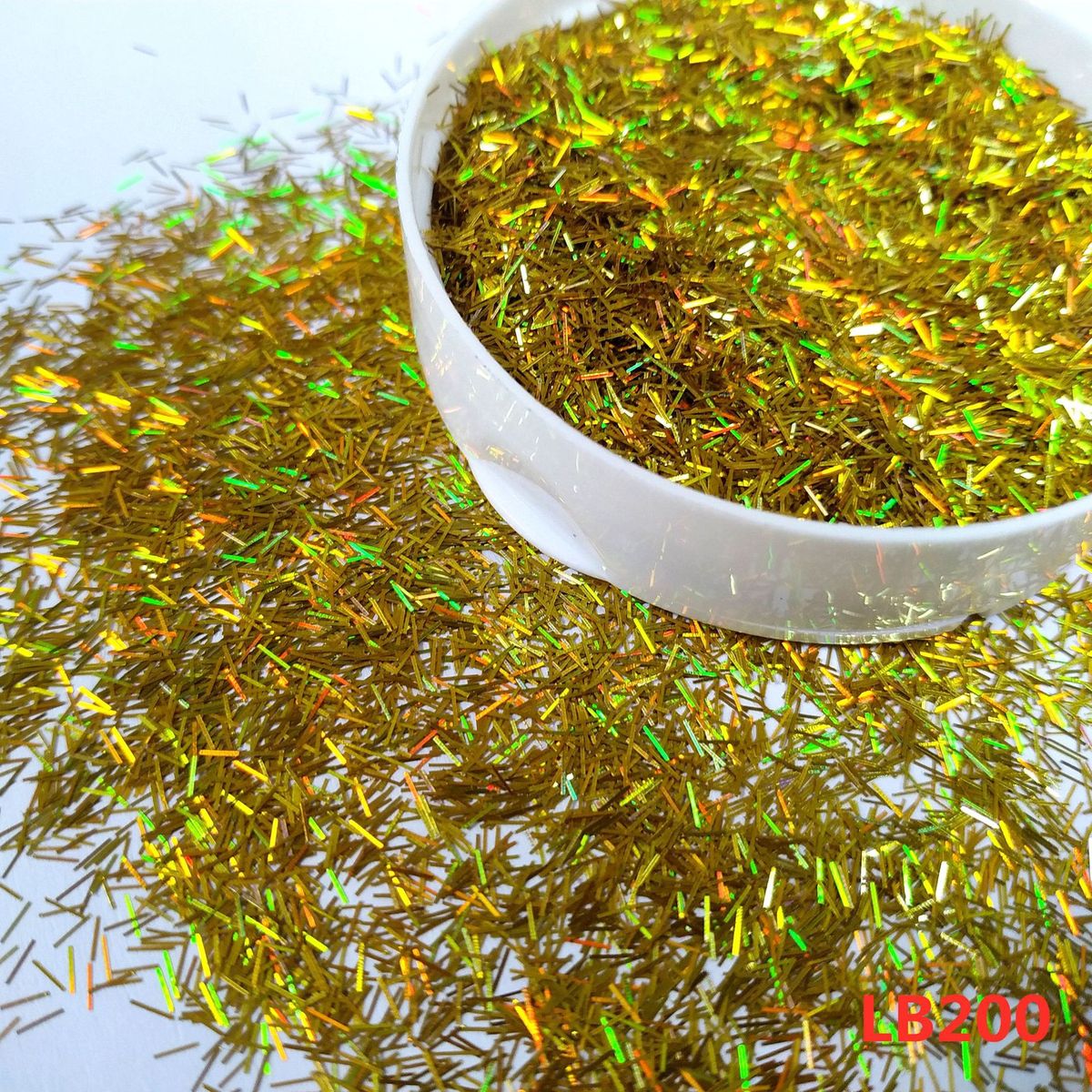 厂家直销镭射金金葱粉美缝包装工艺品用pet金镭射闪粉品质款