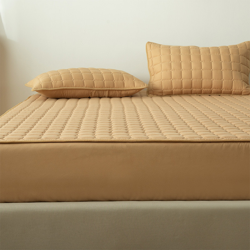 9wor床套隔尿床笠单件酒店宾馆床垫白色保护套席梦思防水夹棉全包