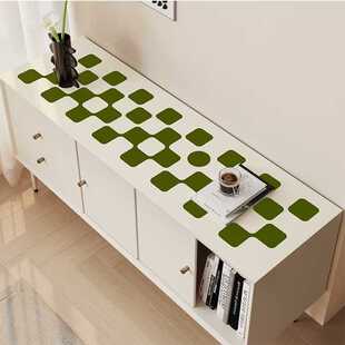 艺喜桌面餐边柜桌垫电视柜垫客厅茶几垫圆形鞋柜垫子台面缘保护垫