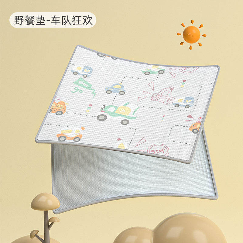 曼龙野餐垫帐篷防水隔热防潮垫加厚露营草坪郊游便携式户外野炊垫