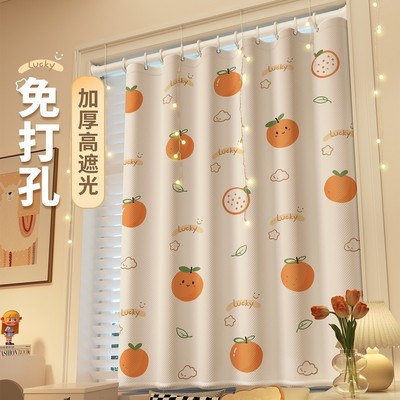 浴室卫生间浴帘防水布窗帘防霉免打孔加厚淋浴隔断洗澡专用门帘子