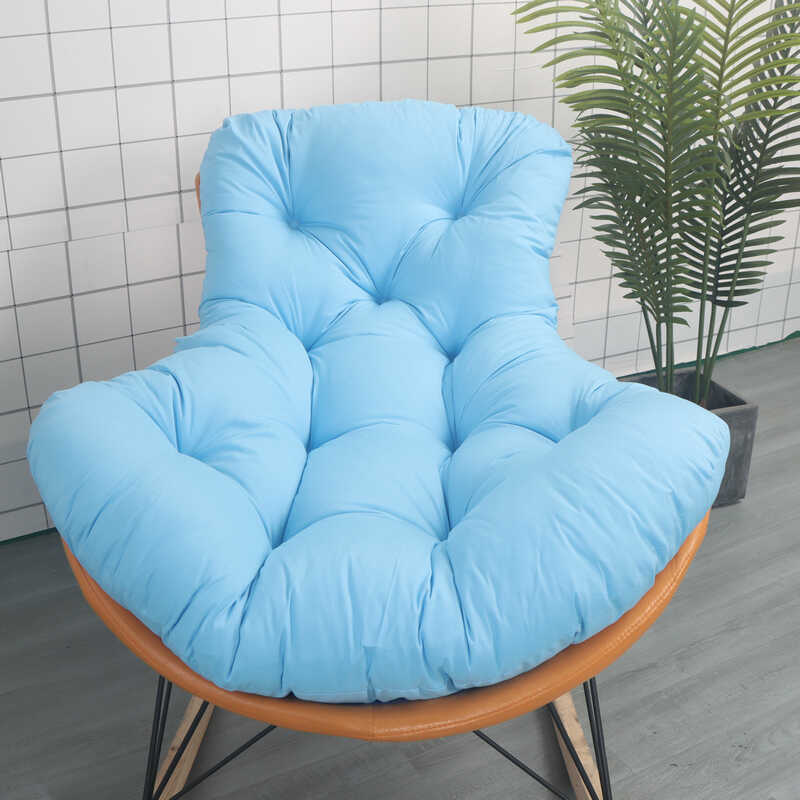 批f^摇椅垫 家用轻奢椅垫椅垫 客厅阳台摇椅垫 躺椅垫 龙虾懒人中