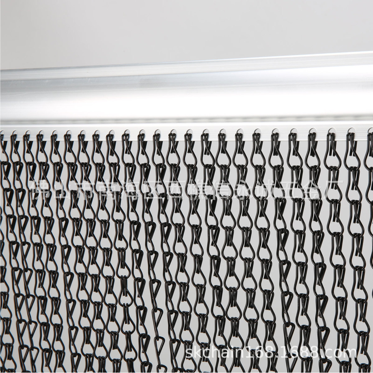 铝双钩链门帘双钩防蚊帘金属装饰帘双钩链隔断帘