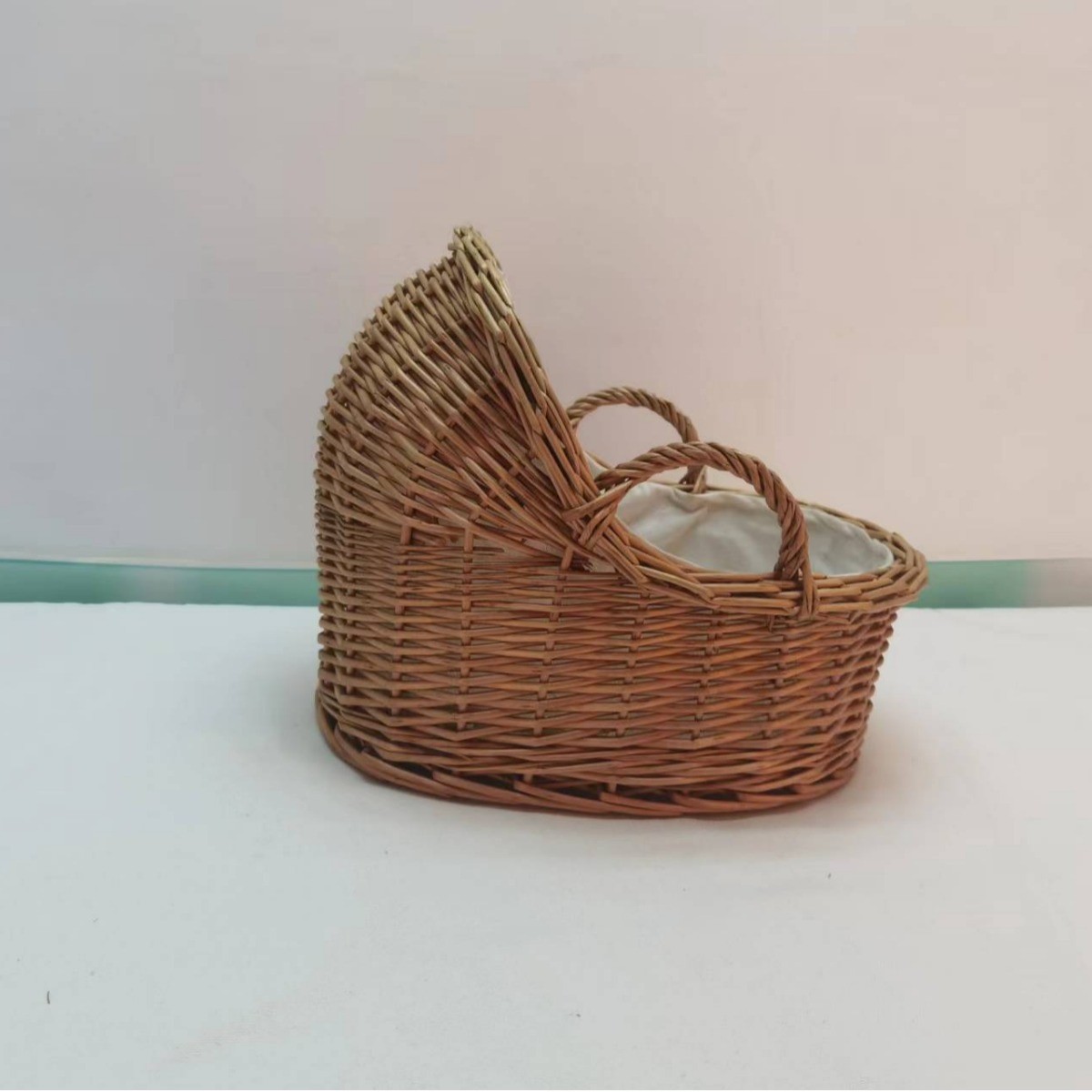 工厂热销猫狗窝批发四季通用手提篮藤编半封闭式宠物窝可猫咪猫窝