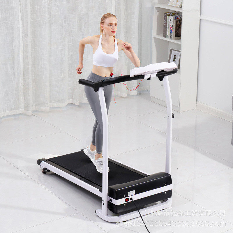 热销外贸电动跑步机家用超静音减震款折叠健身器材免安装