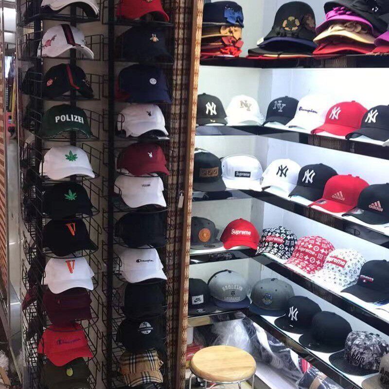 c架铁艺帽!帽托落地式服装店挂帽子的架子展示架多层帽子收纳架