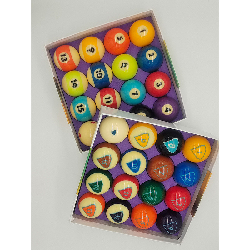 热销龙大号8a黑八水晶球台球子美式57.2桌球标准顶台球用品独眼龙