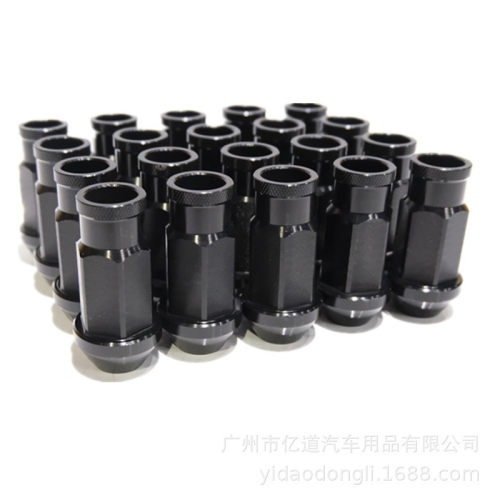 汽车的D1SPEC轮胎螺母轮毂螺帽轻量化螺丝6065合金长款通孔型