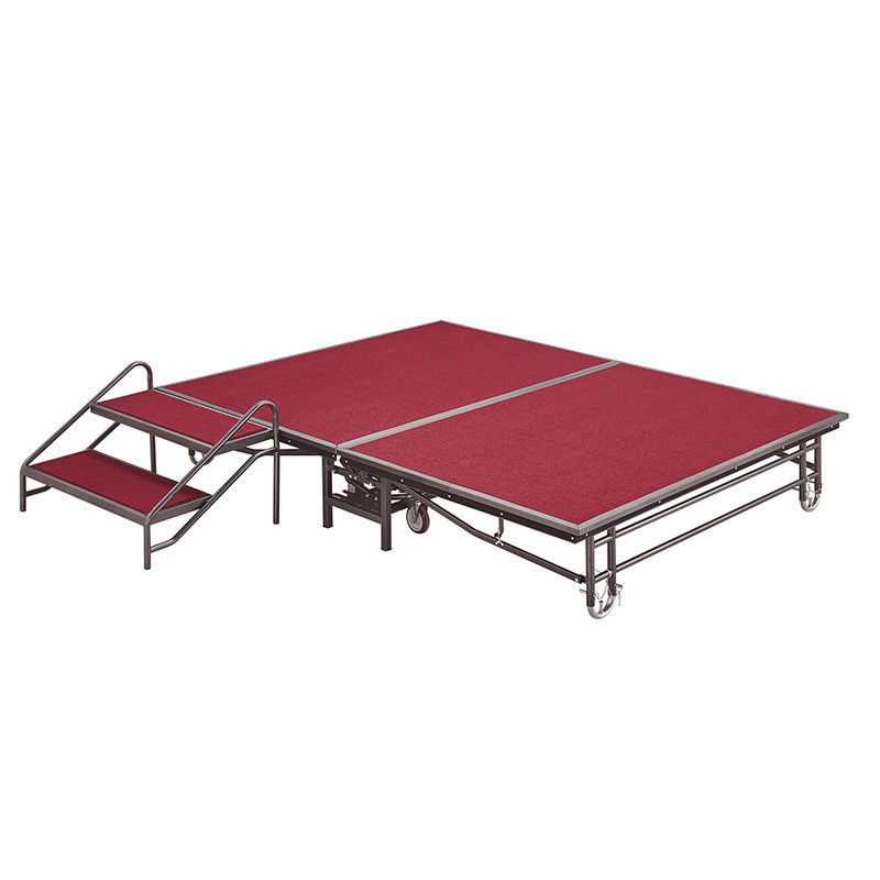 酒店折叠轮子带舞台移动舞台架子拼装升降室内舞台婚庆户外t台