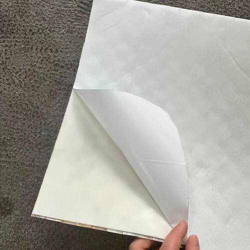 小山丘吧台马赛克凸凹暖白现代自粘墙面装饰画背景墙玄关贝壳客厅