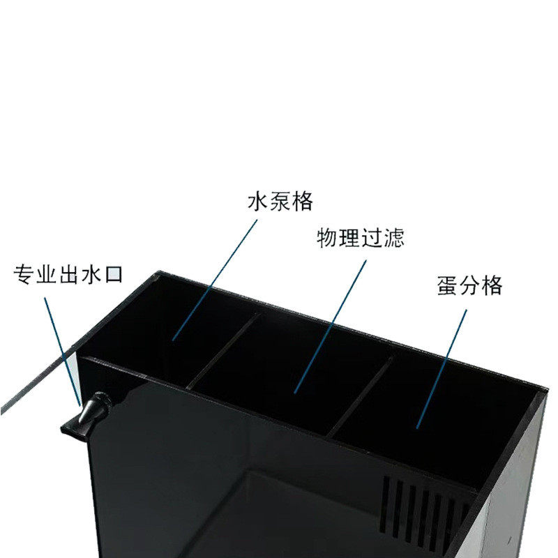 源头工厂高透明亚克力鱼缸批发鱼缸小型懒人生态循环鱼缸家用桌面