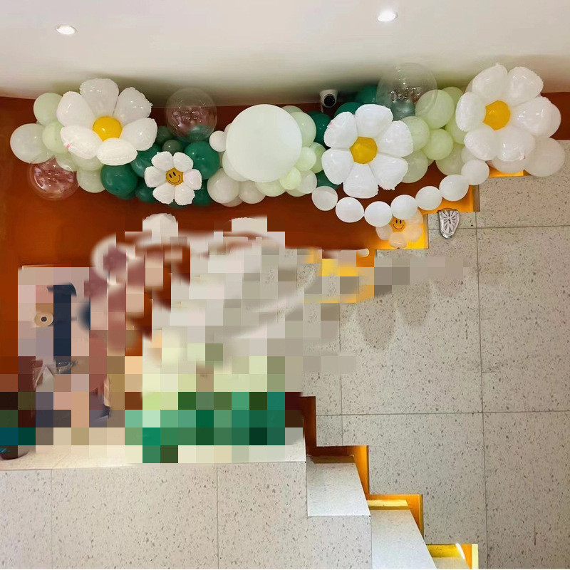 端午节气球装饰场景布置气球立柱店铺气球链装饰商场氛围店庆