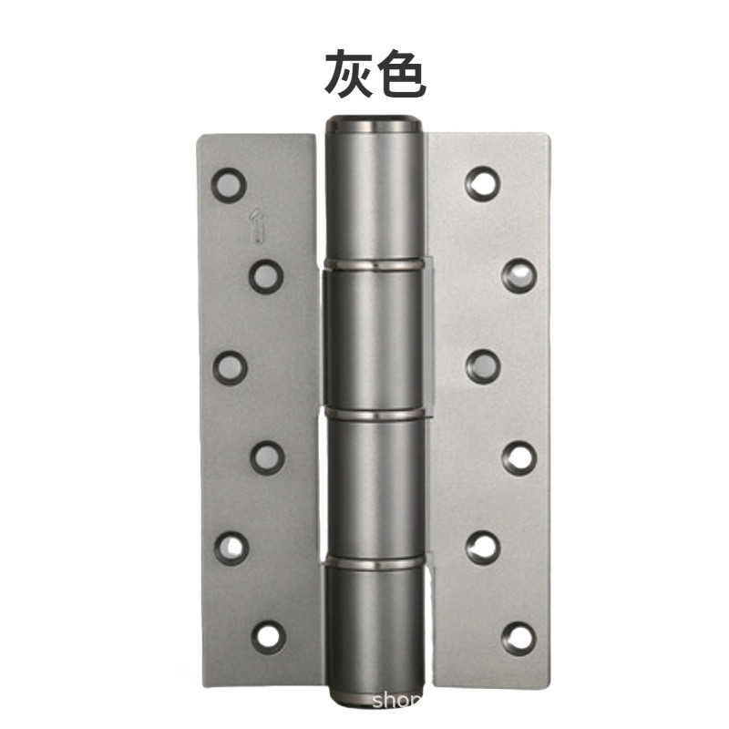 5寸隐形门合页重型铰链缓冲自动关门闭门器液压暗门阻尼弹簧荷叶