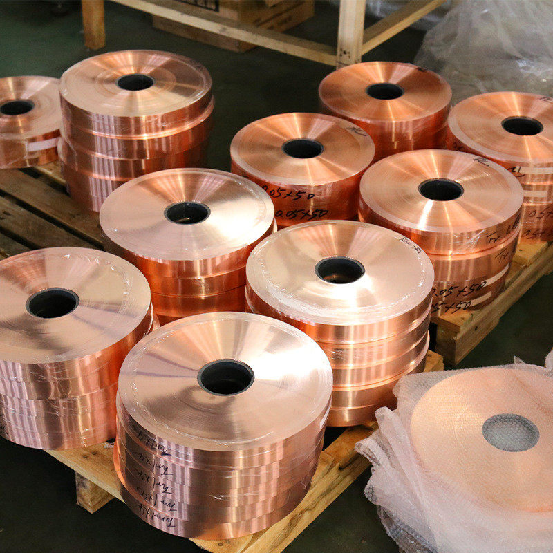 t3紫铜带新能源冲压变压器紫铜带灯饰散热导电高铜带紫导电