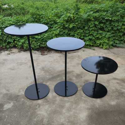 婚庆道具新款摆件铁艺圆台桌甜品台展示架订婚宴圆筒立柱装饰摆件