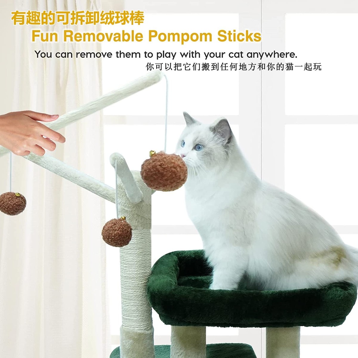 热销超大号猫树猫窝猫爬架一体跨境猫爬架室内猫咪用品猫抓柱四季