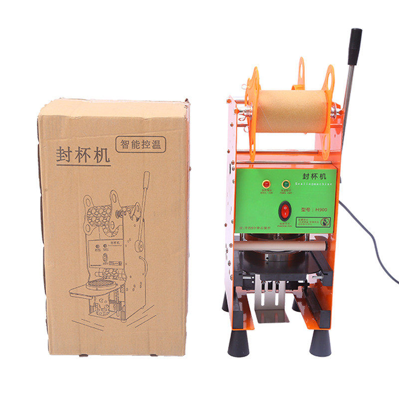 小型封杯机半自动豆浆商用封膜机h900奶茶封口机奶茶店设备批发
