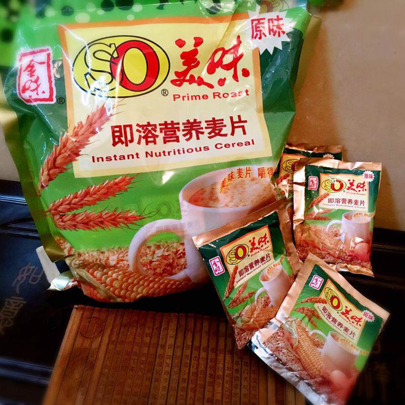 新货新加坡so美味纯麦片即食燕麦片560g冲饮营养麦片内含20早餐