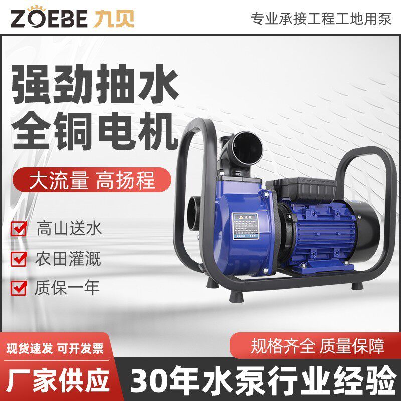 便携式DSU自吸电泵家用农田灌溉自吸式抽水泵大流量高杨程自吸泵