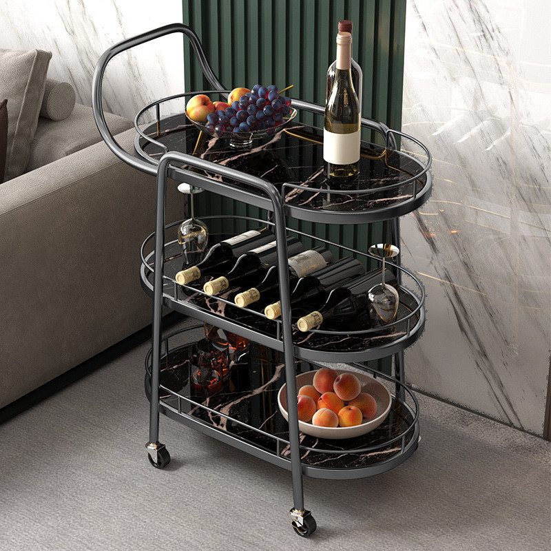 酒店商用餐厅移动小推车轮子超静音网红火锅店家用收餐车手推餐车