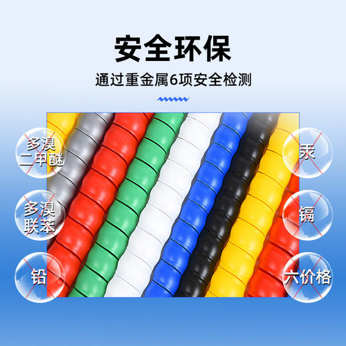 包螺旋保护套管绝缘电缆电线软包裹套塑料液压油管汽车电源线线管