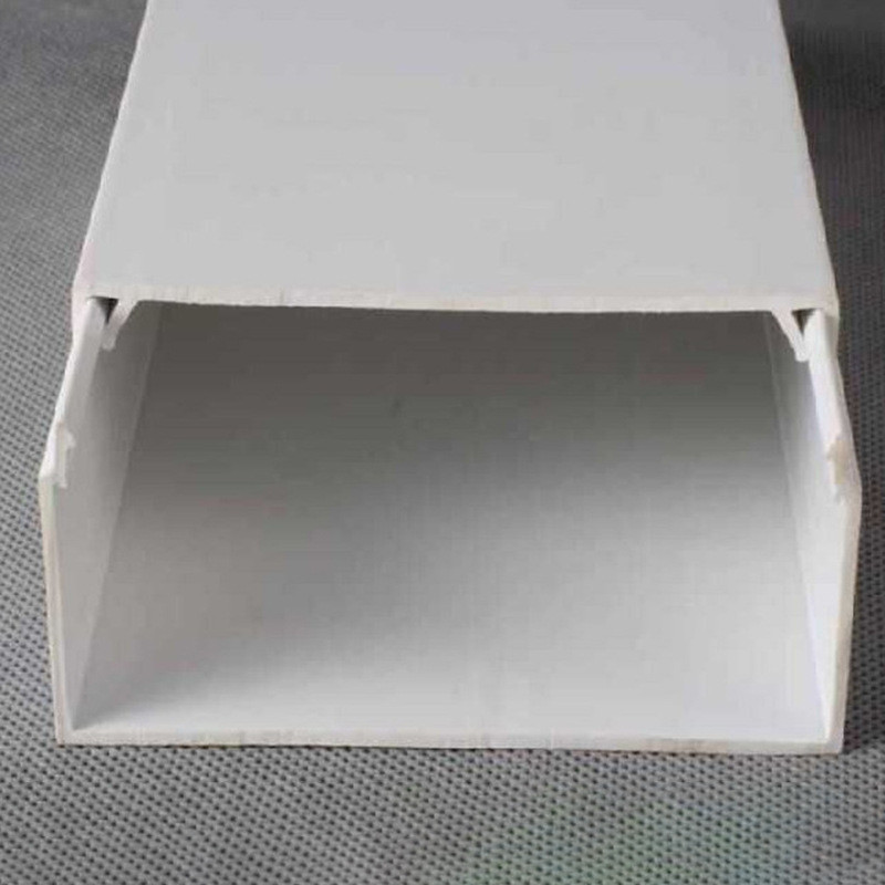 厂家方形余姚pvc线槽白色高质装潢用pvc供应线槽