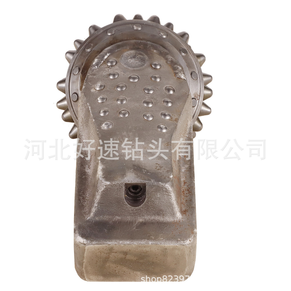 热销现货52颗齿金齿焊接式旋挖掌片非开挖带水眼8.5寸镶合牙轮掌