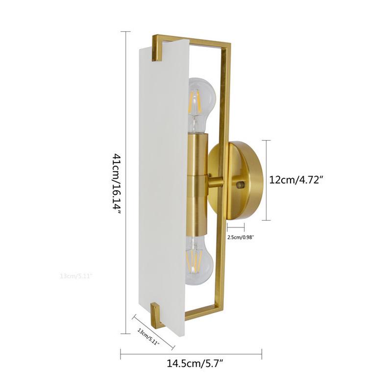 新中式现代简约壁灯客厅背景灯长条led床头灯酒店走廊楼梯金色灯