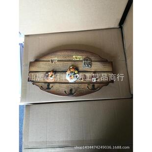 树脂礼品挂件复古做旧衣帽墙面挂钩壁挂壁饰 地中海风格