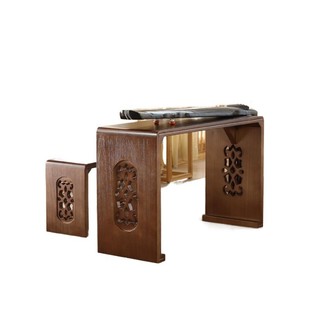 中式实木古琴桌凳古筝专用共鸣琴古琴幼儿园仿古国学桌桌桌书法桌