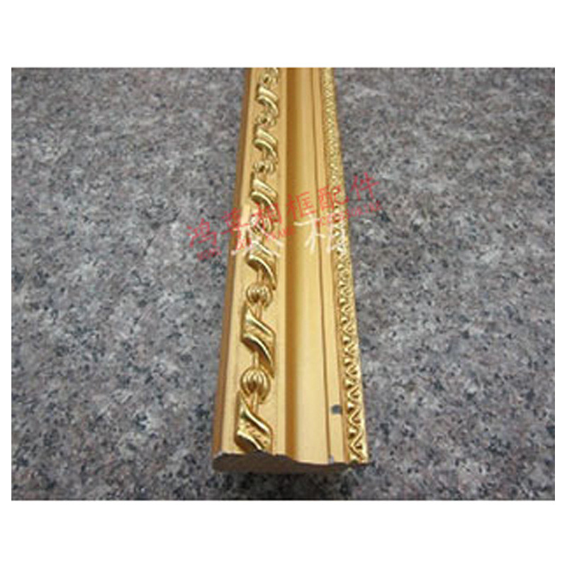 线条装饰条客厅背景墙十字绣相框框欧式厂家直销批发3098亮金