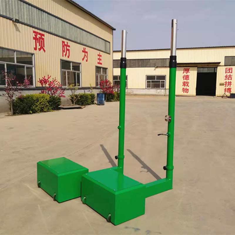 球馆羽排网排球柱气排球柱羽毛球柱多用柱可移动式标准网架排球架