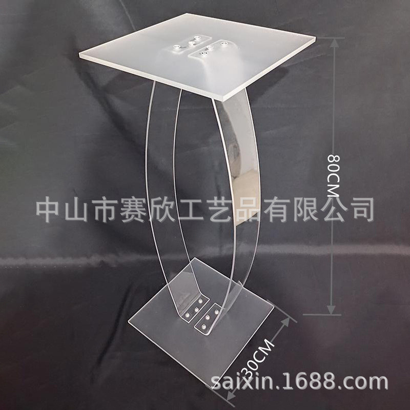 批发新款婚庆道具厂家直销婚礼堂摆件透明路引亚克力桌花器