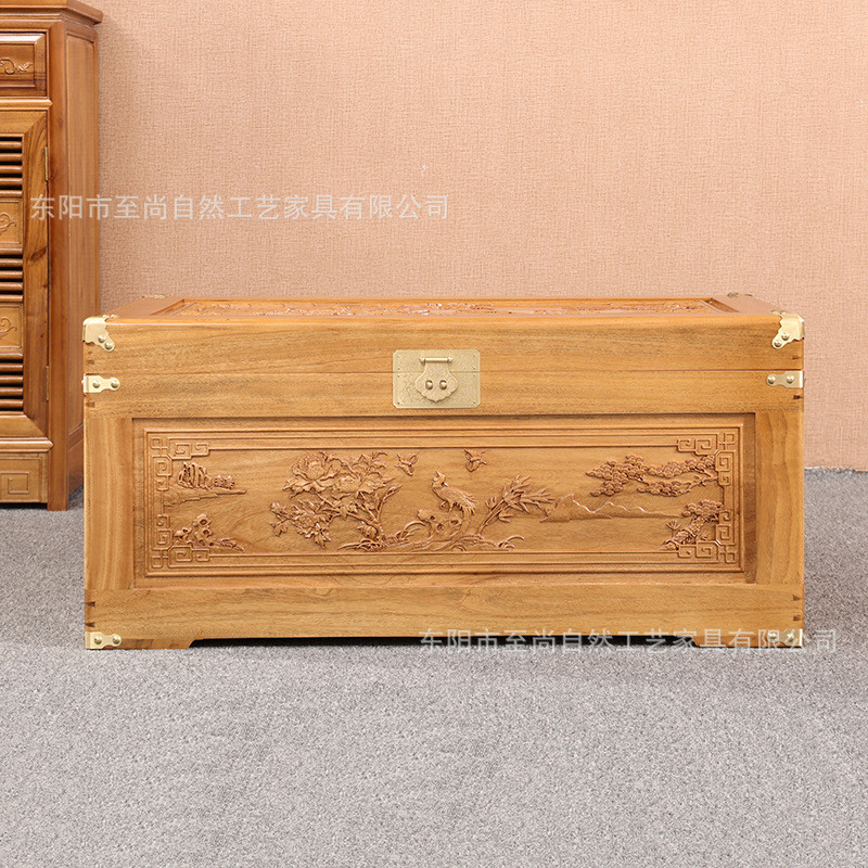 樟木箱香樟木箱子收纳箱储物衣箱香樟木字画香樟木子