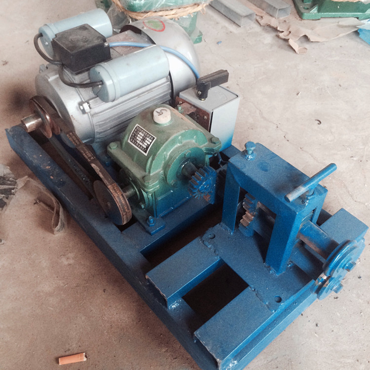 热销销售白铁皮90度机翻边机 电动风管弯头直角 虾米弯头咬口机