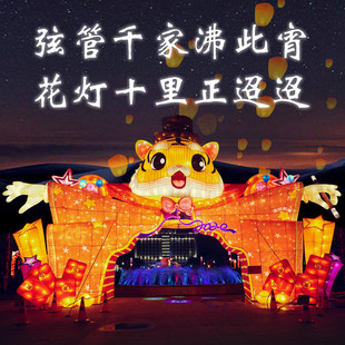 热销春节非遗舞龙灯笼锦鲤金鱼国潮纯手动制作户外大型花灯美陈装