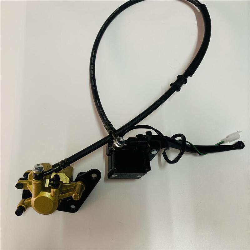 摩托车配件JYM125天剑YBR前刹车07款上下泵天戟碟刹卡钳油管一套