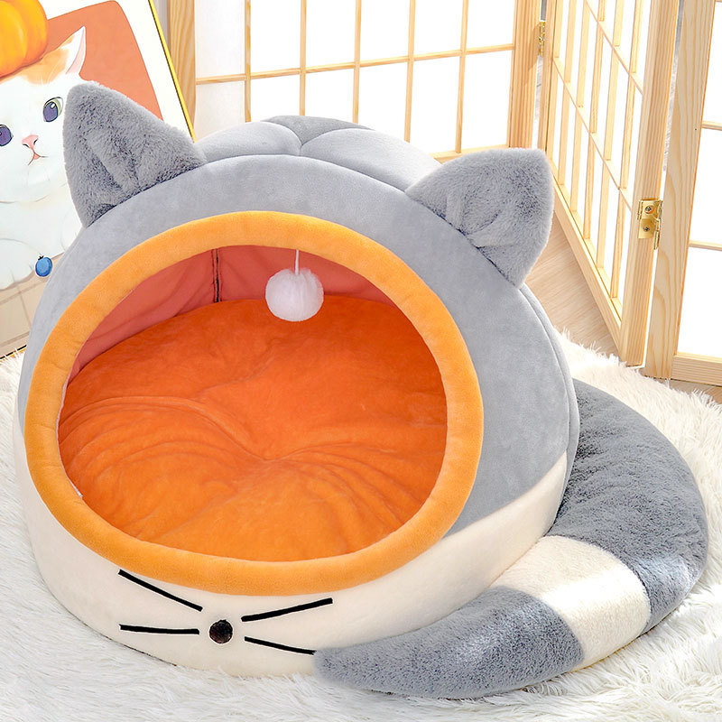 新款猫窝保暖宠物窝狗窝空间开放式可爱猫窝超大半深睡窝四季通用