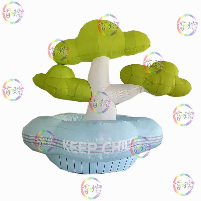 活动放青松气模商场充气卡通布置庭院公园主题展览装饰美陈道具