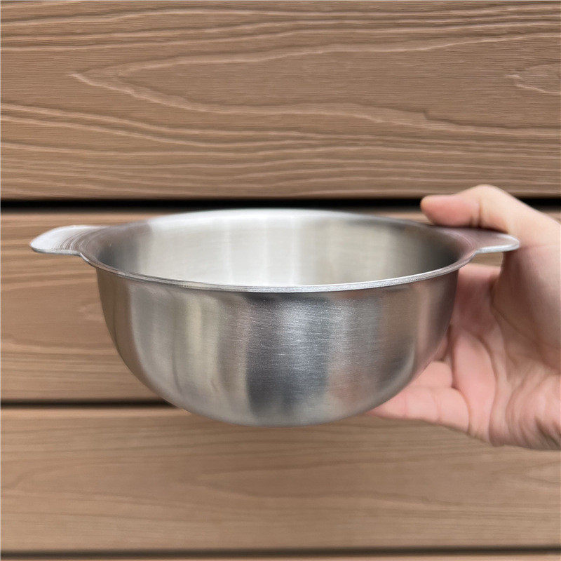 BTV4带耳朵小碗304不锈钢吃饭碗水果碗三层钢可加热小盆,家装主材,台上艺术碗盆,淘宝优惠券,粉丝福利购,淘宝优惠卷
