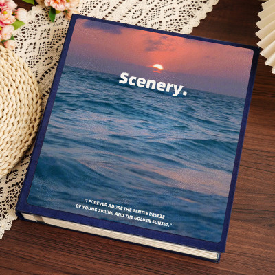 覆膜粘贴式相册毕业旅行记录本相簿收纳混合5寸6寸本尺寸打印照片