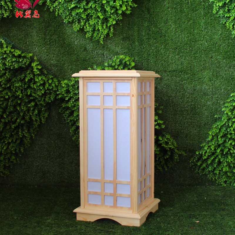 新款中式婚礼道具方柱道具灯光路引婚庆婚礼道具新中式路引布置