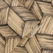 现代中式 菱形壁纸草编竹席竹编墙纸茶楼天花板吊顶竹纹竹子仿厂家